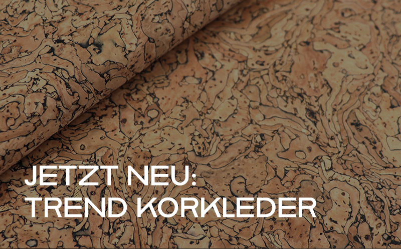 Neu im Sortiment: Korkleder