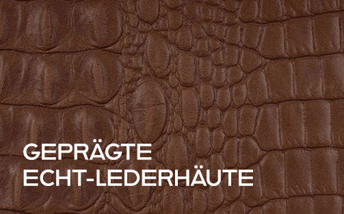 Geprägtes Echtleder