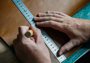 Leder richtig Markieren - mit Marker oder Kreide