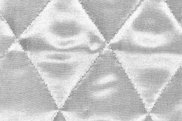 Satin-Watte-Stoff - gesteppt Silber