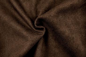 Wildleder-Imitat - Ziegen-Velours Dunkelbraun
