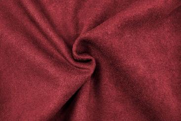 Wildleder-Imitat - Ziegen-Velours Dunkelrot