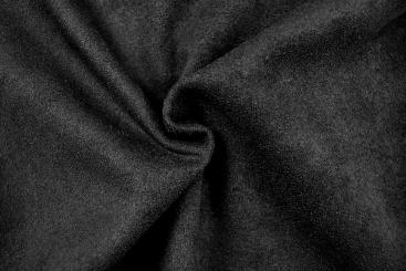 Wildleder-Imitat - Ziegen-Velours Schwarz