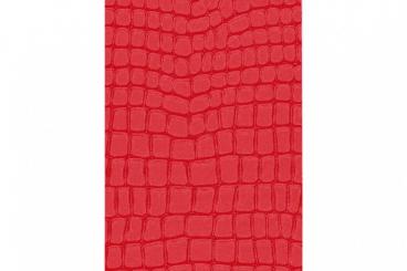 Leder-Imitat Waterproof - Riesenschlange Vintage Rot