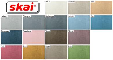 skai® Paduna Stars NF - schwer entflammbar - Metallic-Look 