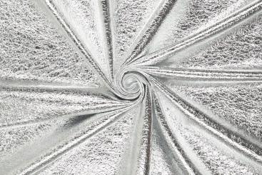 Kunstleder Metallic - Soft Deluxe - Silber 
