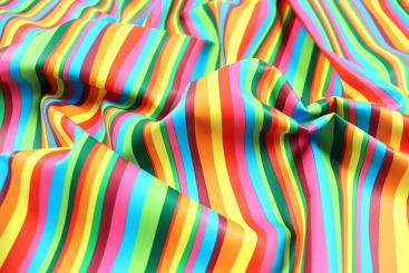 Kunstleder - Crazy Stripes 