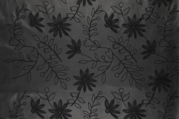 Kunstleder - Bestickt - Gänseblümchen 