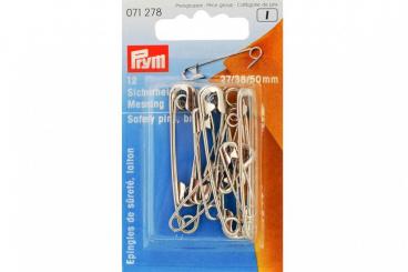 Prym - Sicherheitsnadeln - Messing-Gold - 12 Stück 