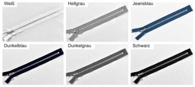 YKK-Metall-Reißverschluss - nicht teilbar - 12 cm 