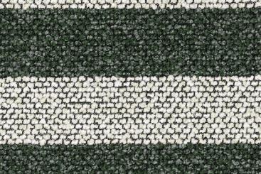 Möbelstoff Bouclé - Streifen Tannengrün