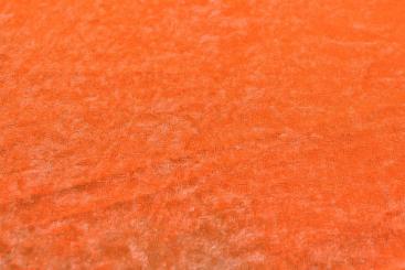 Pannesamt-Stoff - Basic Neon-Hellorange