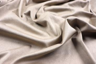 Kunstleder Velour - Stretch -Sand 