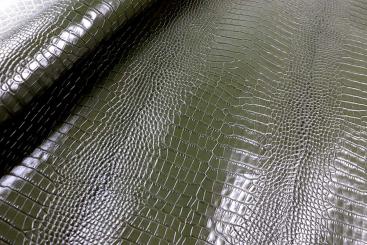 Echtleder Lagos - Krokodil-Prägung - 1 qm 