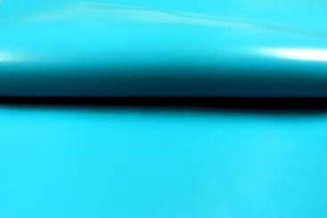 Glatte Echtleder-Haut - Aqua - 1,5 qm - B-Ware 