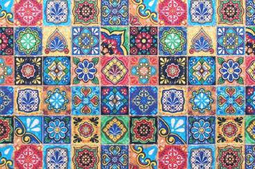 Kork-Leder Digitalprint - Mosaik 