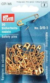 Prym - Sicherheitsnadeln - Messing-Gold - 12 Stück 