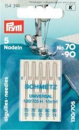 Prym - Nähmaschinennadeln - Universal  130/705H 70-90 