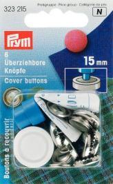 Prym - 6 überziehbare Knöpfe - 15 mm 