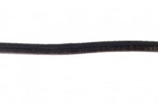 Lederkordel - Schwarz - Meterware - 4 mm 