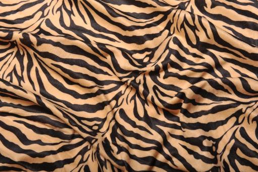 Kurzhaar-Fellimitat - Tiere Braunzebra klein