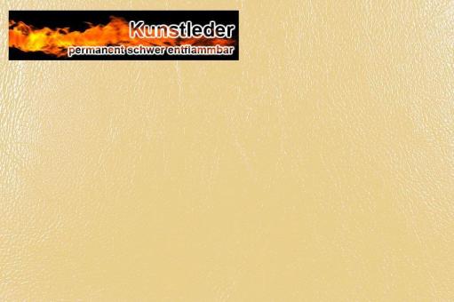 Kunstleder - Ocean - Nappa Vanille