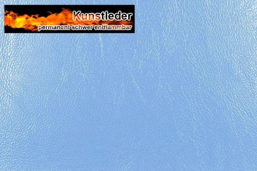 Kunstleder - Ocean - Nappa Hellblau