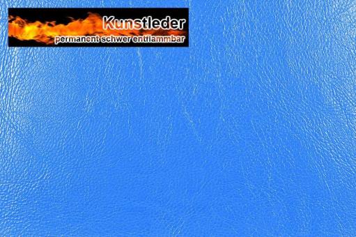 Kunstleder - Ocean - Nappa Blau