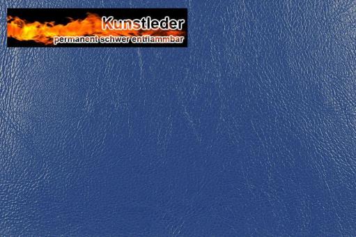 Kunstleder - Ocean - Nappa Dunkelblau