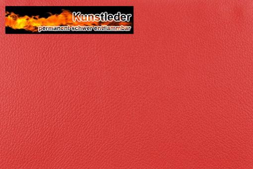 Kunstleder Medical - Rinds-Nappa Rot