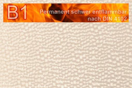 Kunstleder Safety - Techno - permanent schwer entflammbar Champagner