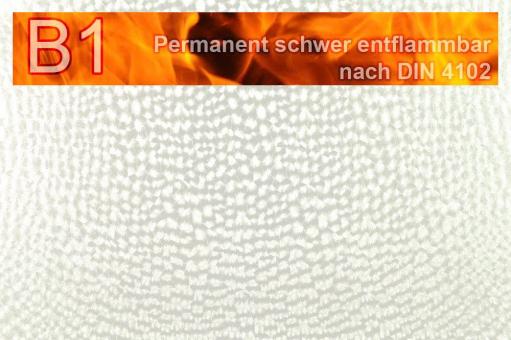 Kunstleder Safety - Techno - permanent schwer entflammbar Weiß