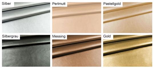 Metallic-Kunstleder - Nappa Soft 