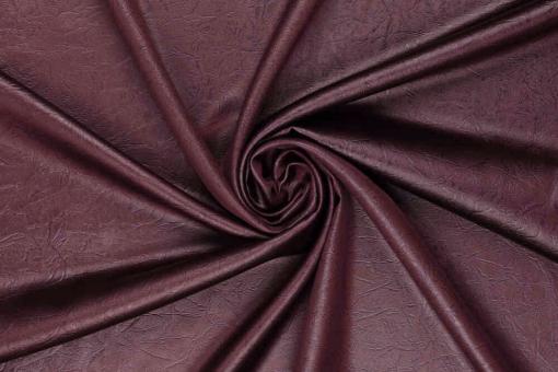 Lederimitat-Satin - Verano Weinrot