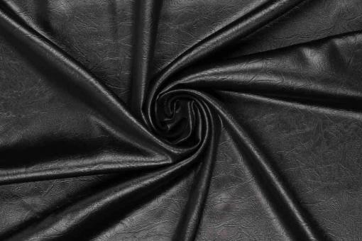 Lederimitat-Satin - Verano Schwarz