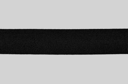 Verstärkungsband Acrylköper - 2,5 cm Schwarz