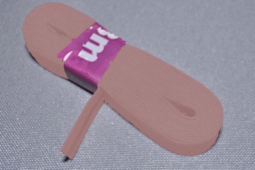 3 m Baumwoll-Schrägband - 2,4 cm Mauve