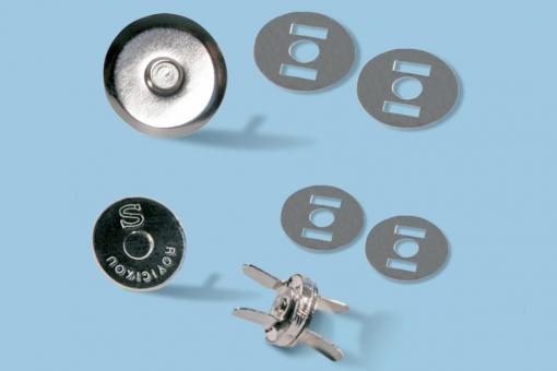 Taschen-Magnetverschluss - Silber 