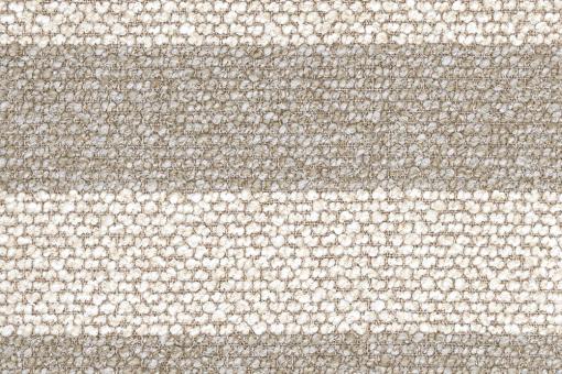 Möbelstoff Bouclé - Streifen Creme