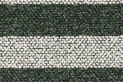 Möbelstoff Bouclé - Streifen Tannengrün