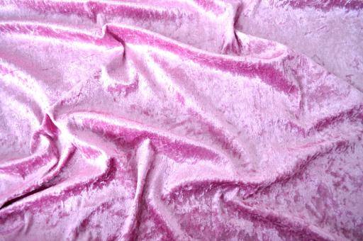 Pannesamt-Stoff - Basic Piggy Rosa