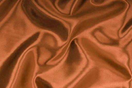 Satin-Stoff Kupfer