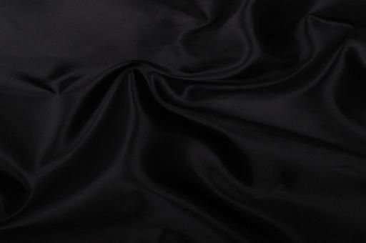Satin-Stoff Schwarz