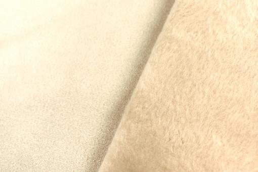 Wildleder Imitat - Fleece-Rückseite - Creme 