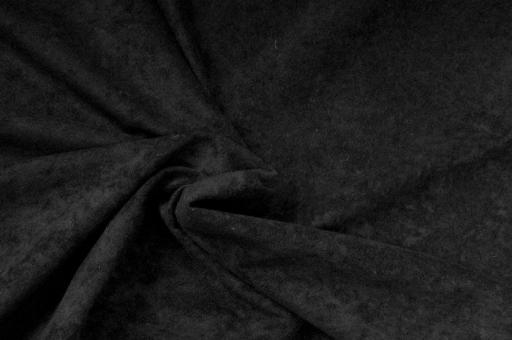 Wildleder-Imitat Basic Schwarz