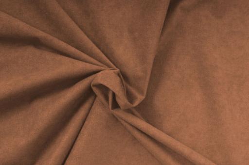 Wildleder-Imitat Basic Mittelbraun