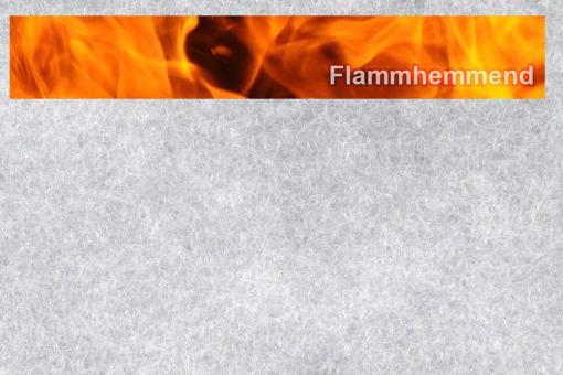 Volumenvlies P120 - flammhemmend - Weiß 