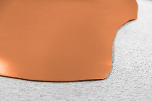 Glatte Echtleder-Haut - Braun - 1,5 qm - B-Ware 