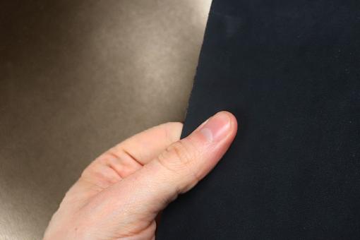 Glatte Echtleder-Haut - Bronze - 1,5 qm - B-Ware 