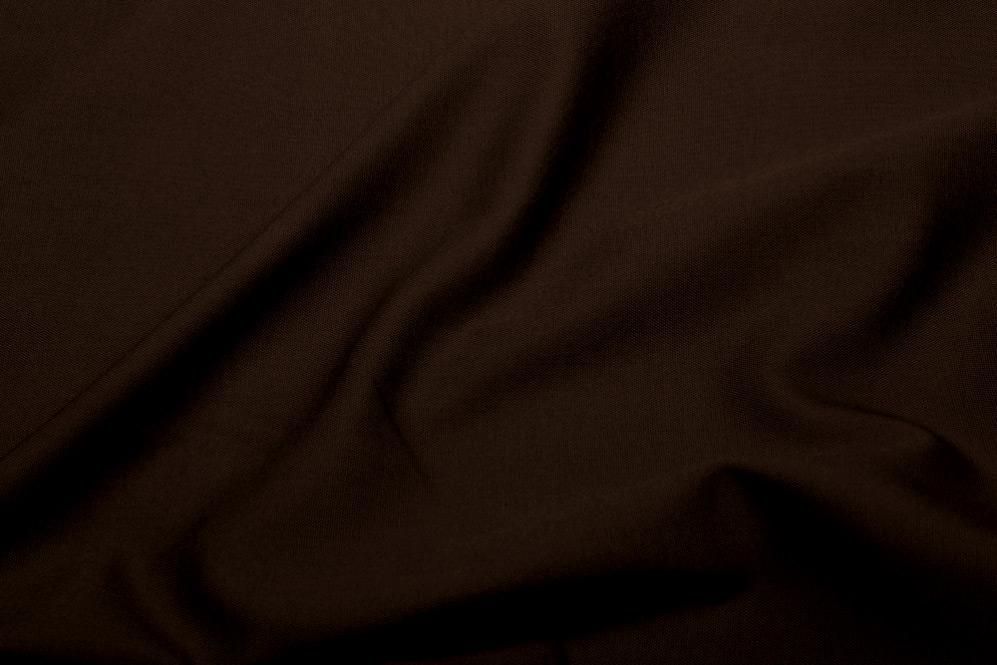 Baumwoll-Stoff - Panama Color - 140 cm Dunkelbraun